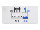 130366 Decal, Platform Cap | Skyjack
